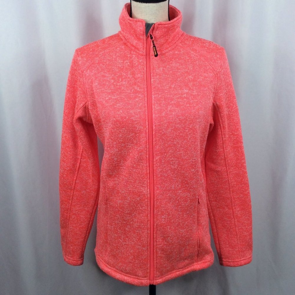 Trail‎ Crest Womens Size Medium Fleece Jacket Blaze Pink Hunting Outdoor